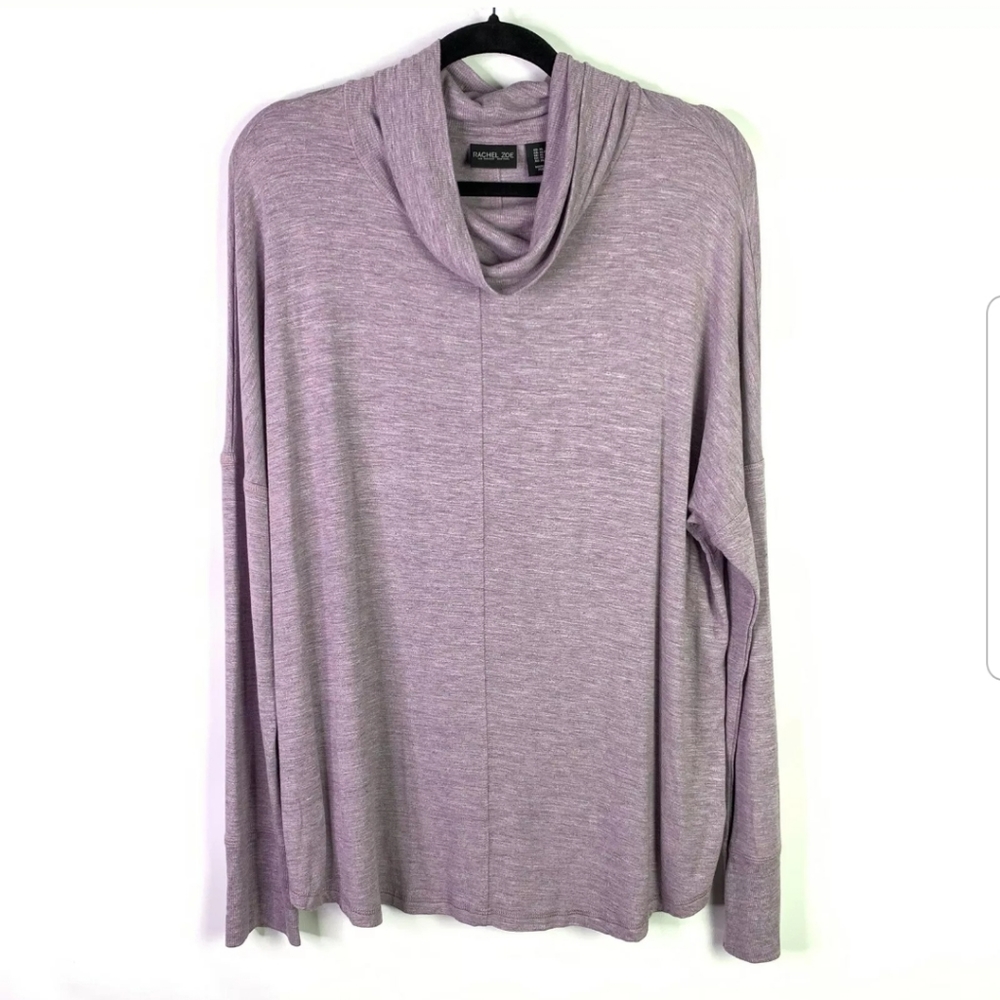 Rachel Zoe Womens Sz XL Cowl Neck Turtleneck Sweat